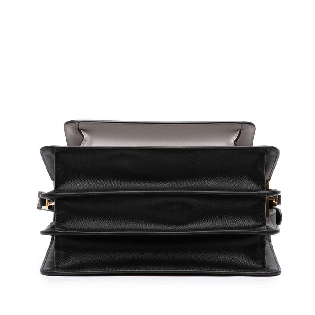 Marni Tricolor Leather Trunk Crossbody Brown Leather Very good condition - Inside View