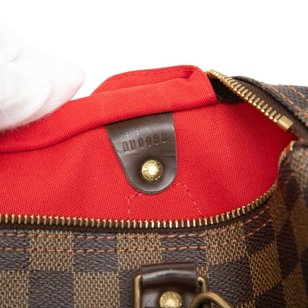 Louis Vuitton Damier Ebene Speedy 30 Brown Very good condition - Box View