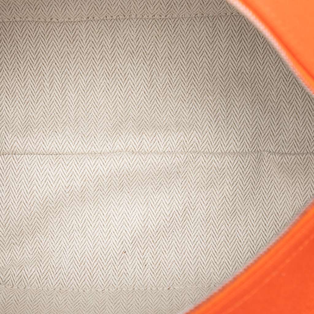 Hermès Small Toile Bride A Brac Case Orange Very good condition - Model View