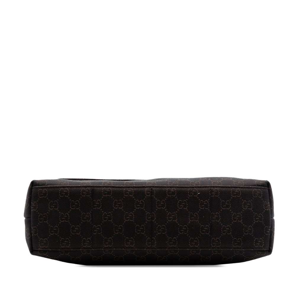 Gucci GG Denim Messenger Bag Brown Very good condition - Inside View