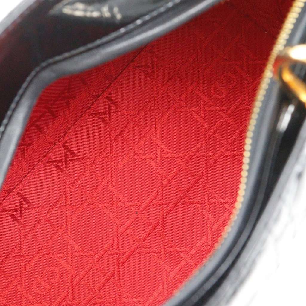 Dior Medium Patent Cannage Lady Dior Black Leather Very good condition - Model View
