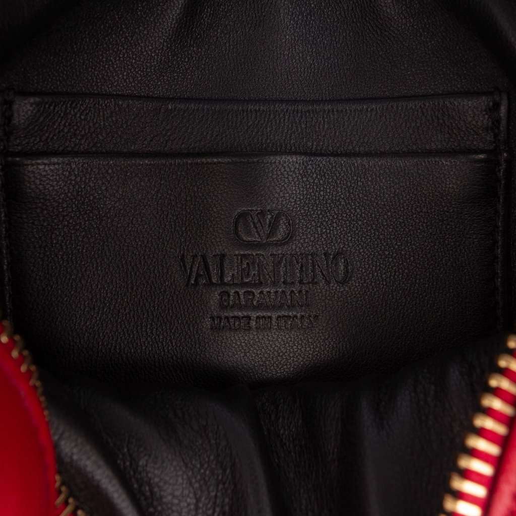 Valentino Bicolor Nappa Vlogo Viva Superstar Camera Chain Bag Red Leather Very good - Box View
