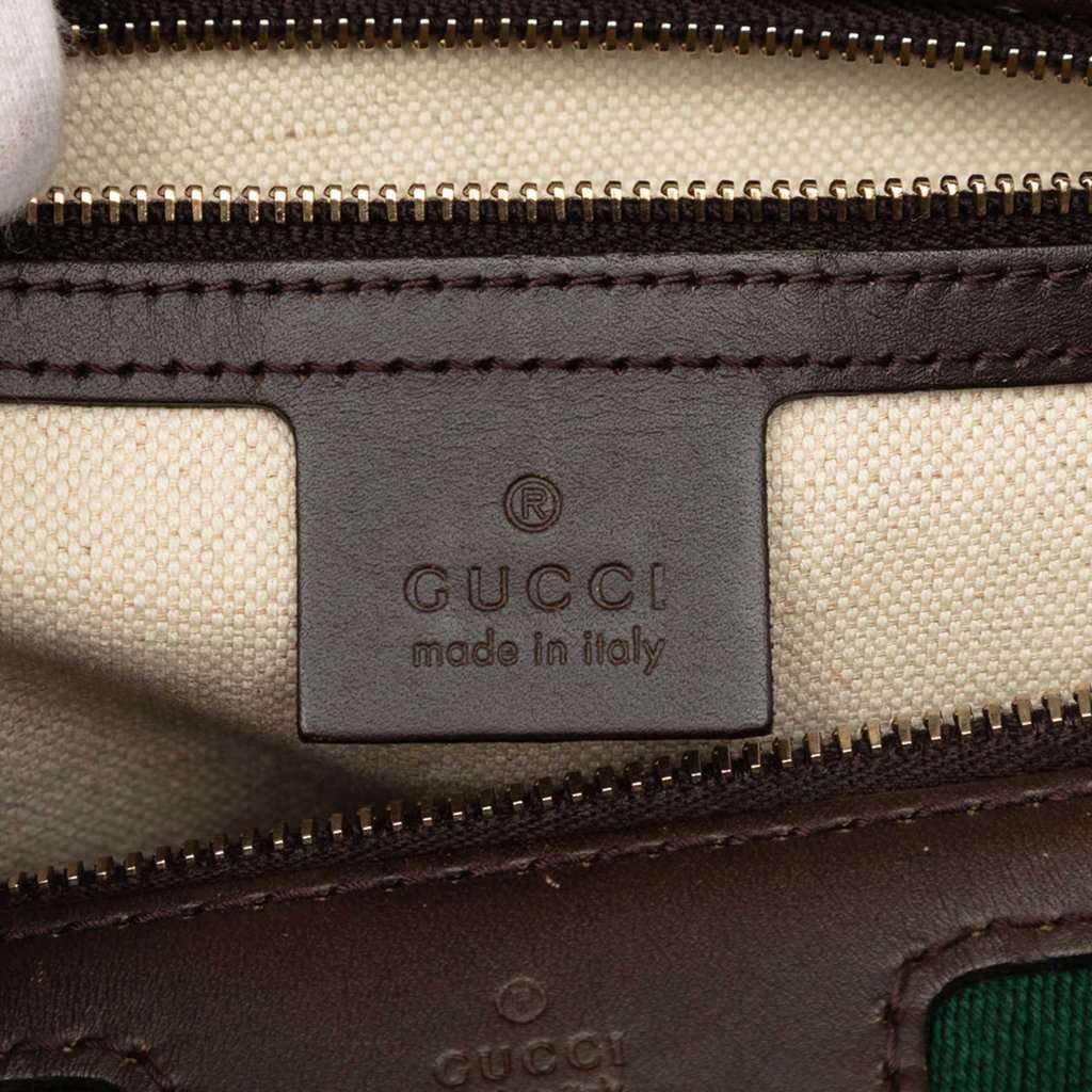 Gucci Medium GG Canvas Web Joy Boston Bag Beige Very good - Box View