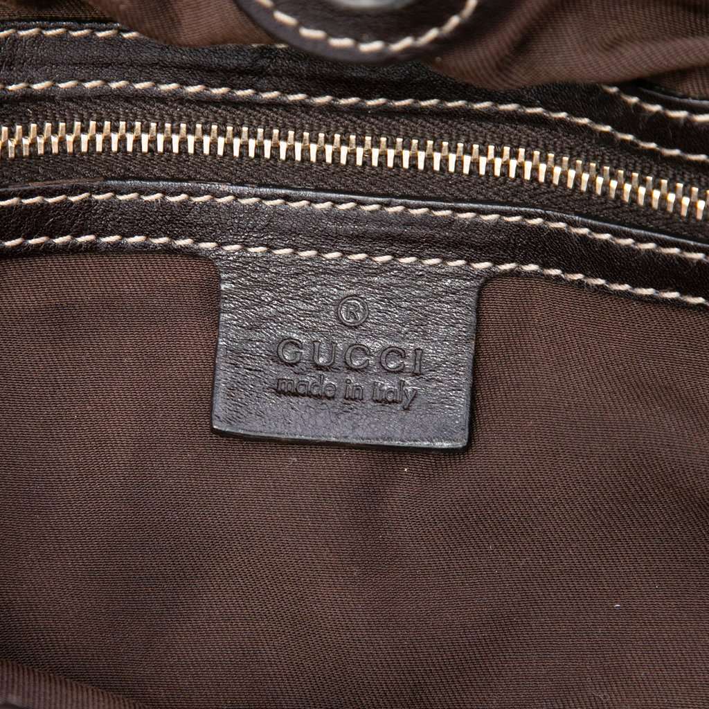 Gucci GG Canvas Studded Pelham Hobo Bag Beige Very good - Box View