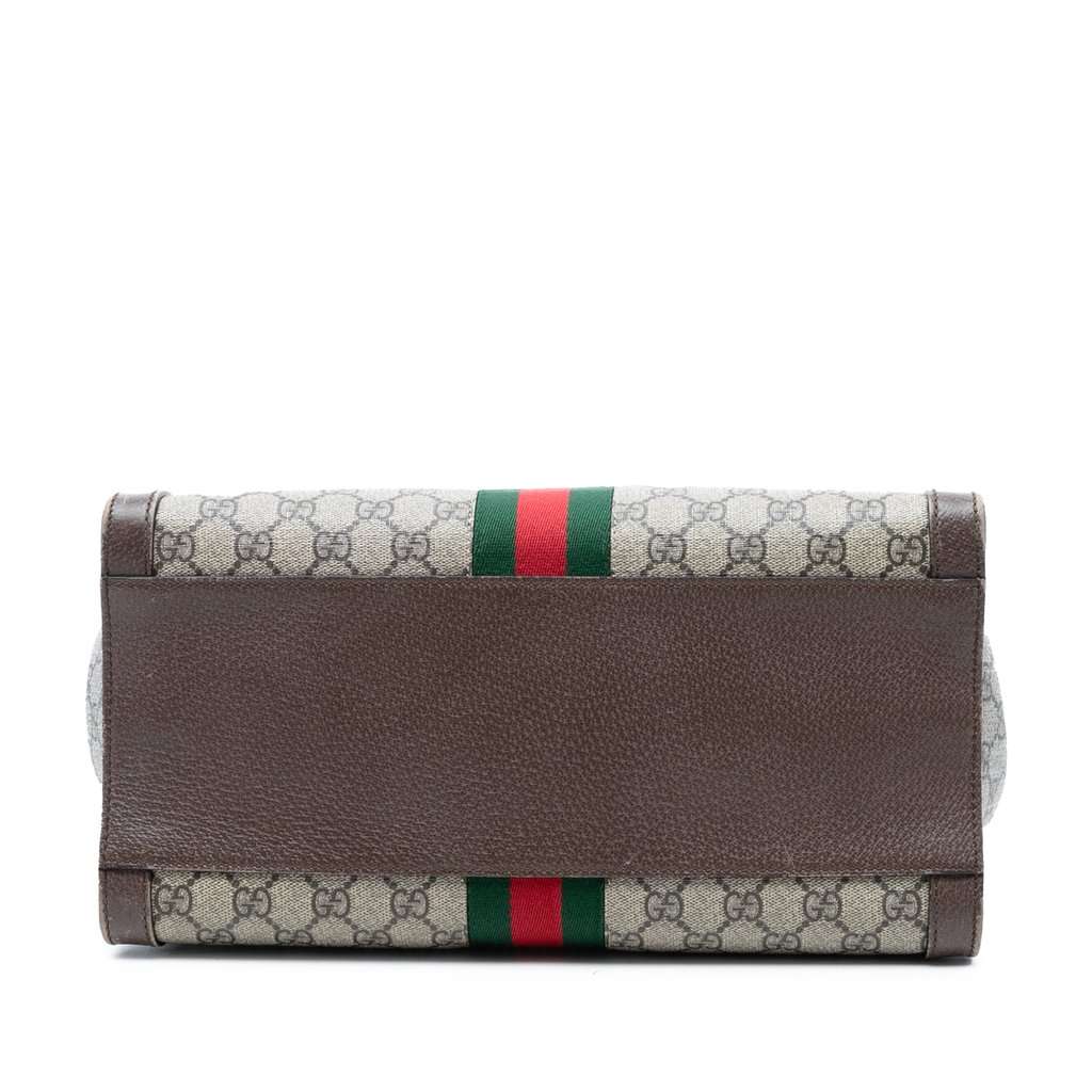 Gucci GG Supreme Ophidia Satchel Beige Very good condition - Inside View