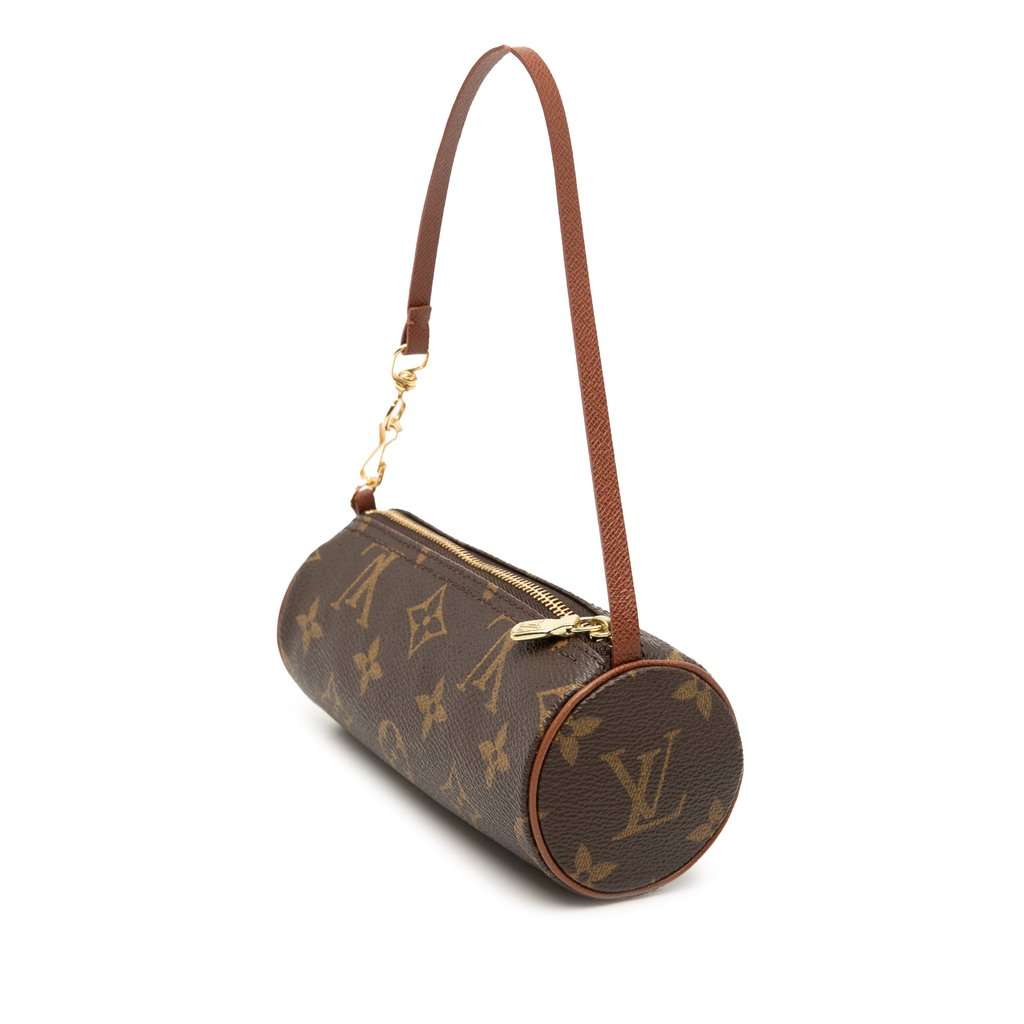 Louis Vuitton Monogram Papillon Pochette Brown Very good condition - Back View