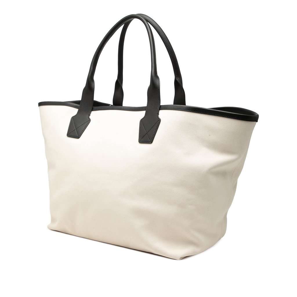 Balenciaga Large Canvas Cities Paris Jumbo Tote Brown Very good - Back View
