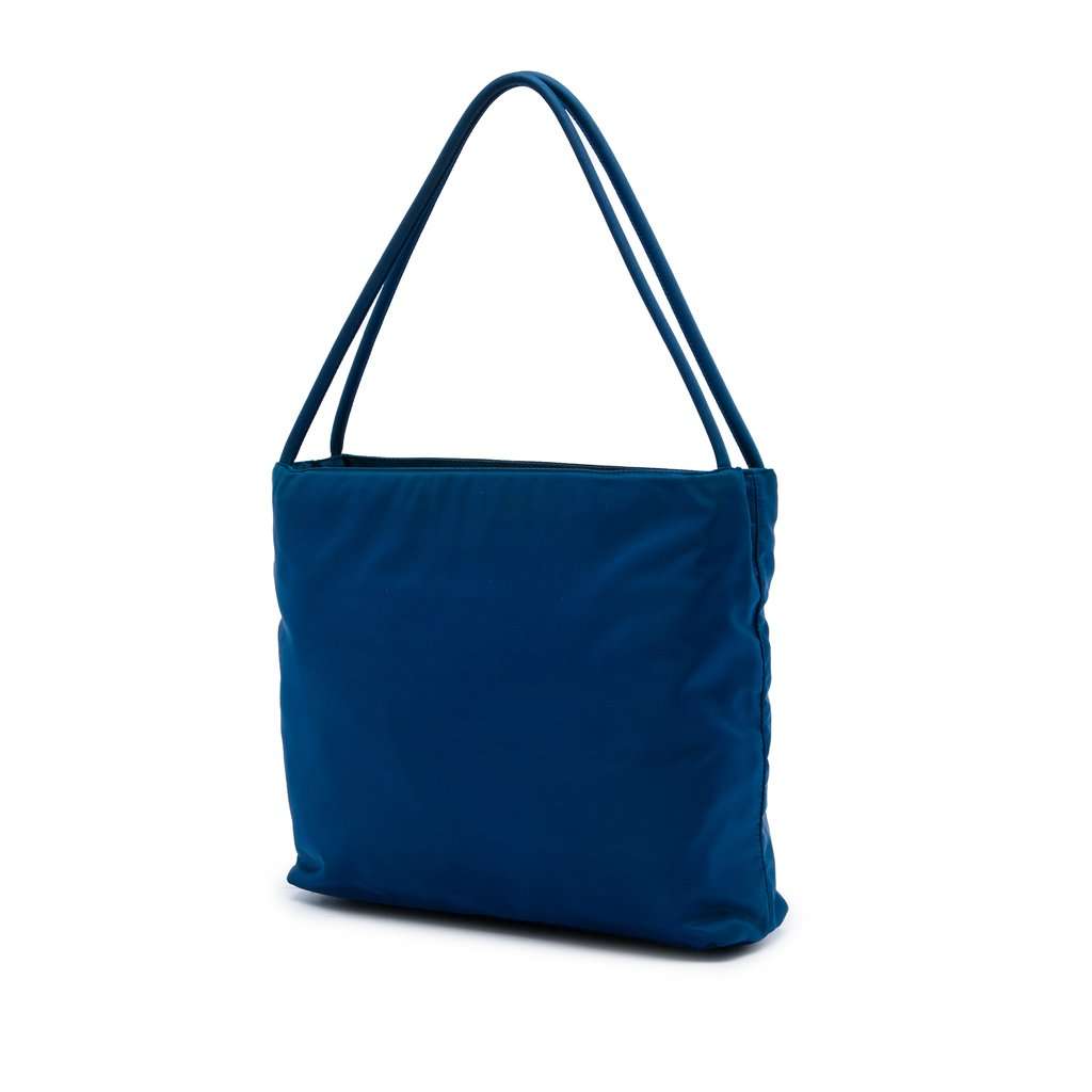 Prada Tessuto Tote Blue Very good - Back View