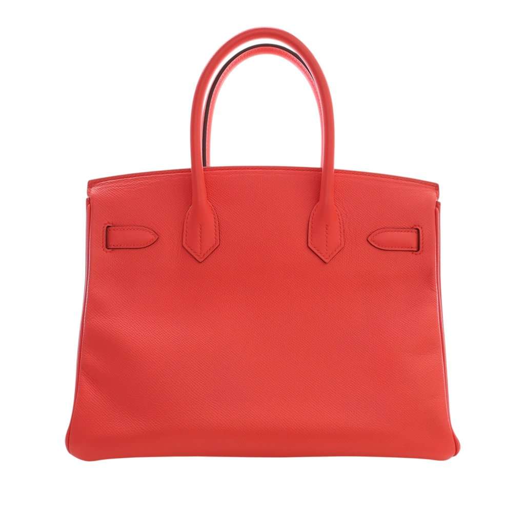 Hermès Epsom Birkin Retourne 30 Red Leather Very good - Model View