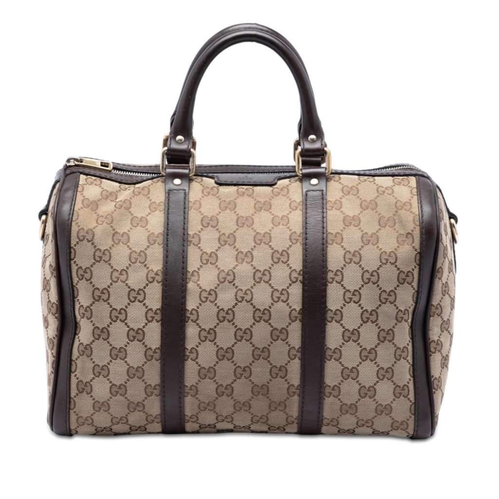 Gucci Medium GG Canvas Joy Boston Bag Beige Very good condition - Front View