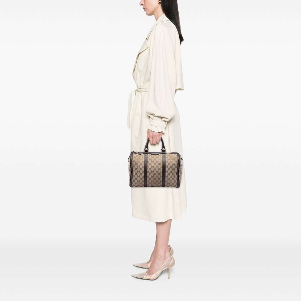 Gucci Medium GG Canvas Joy Boston Bag Beige Very good condition - Box View