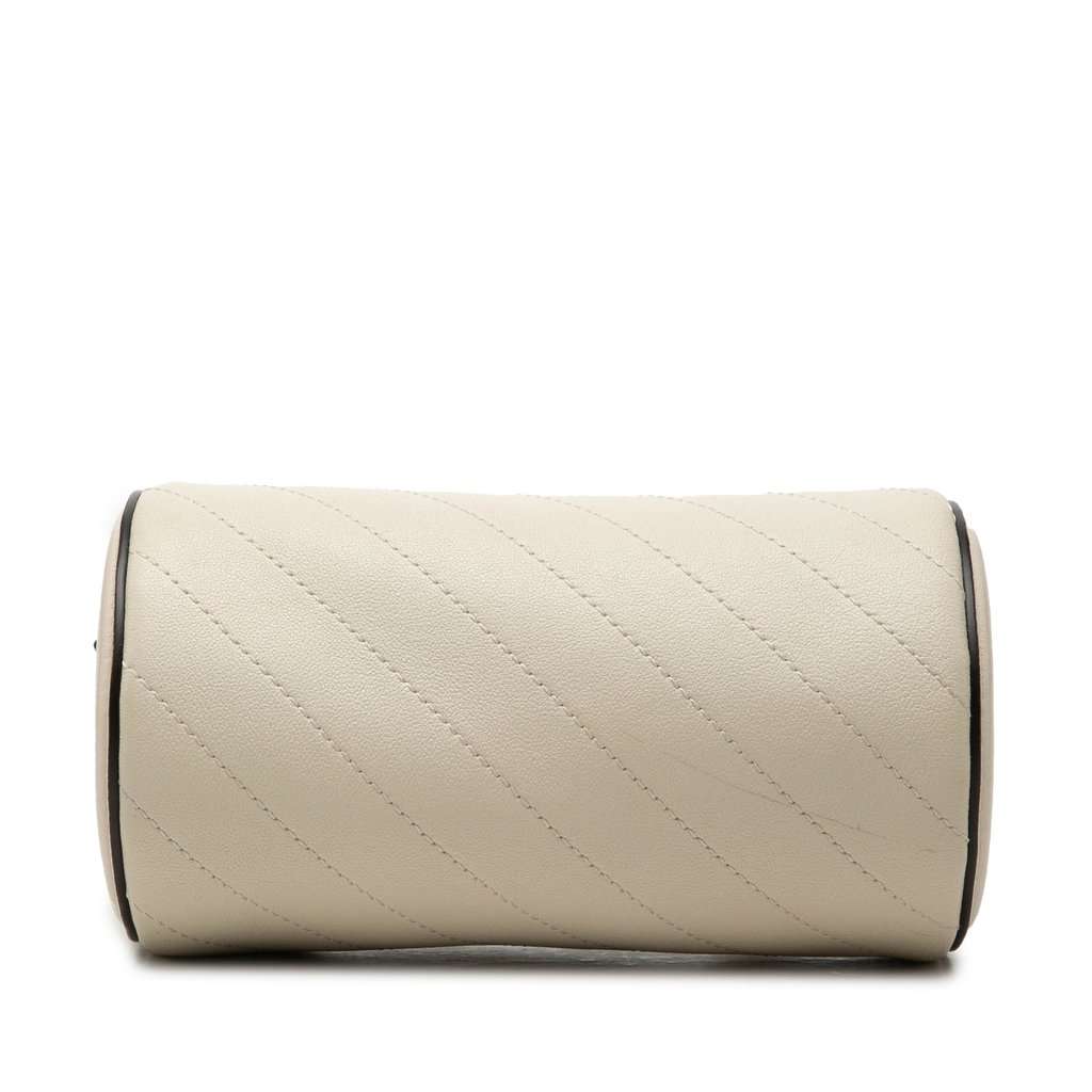 Gucci Mini Leather Blondie Barrel Shoulder Bag White Leather Very good - Inside View