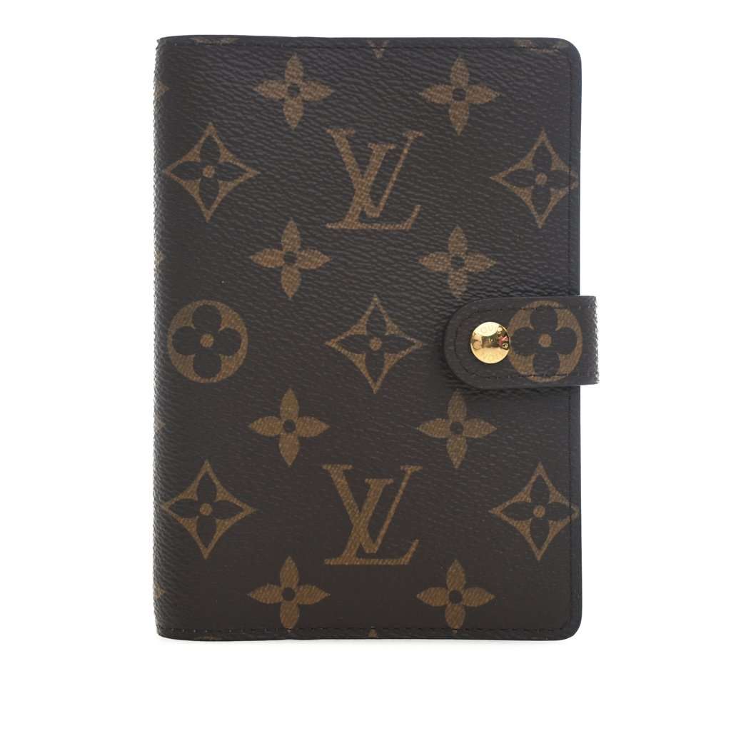 Louis Vuitton Monogram Agenda PM Brown Very good - Front View