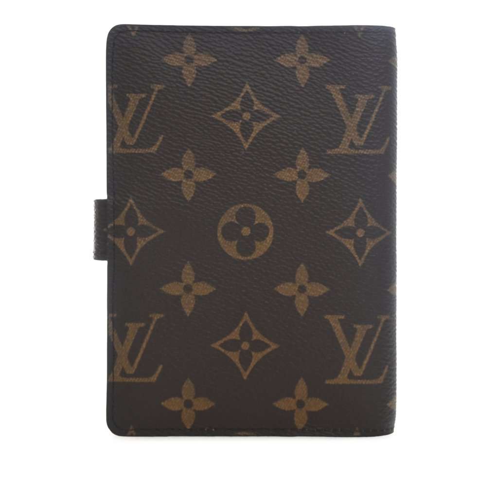 Louis Vuitton Monogram Agenda PM Brown Very good - Back View