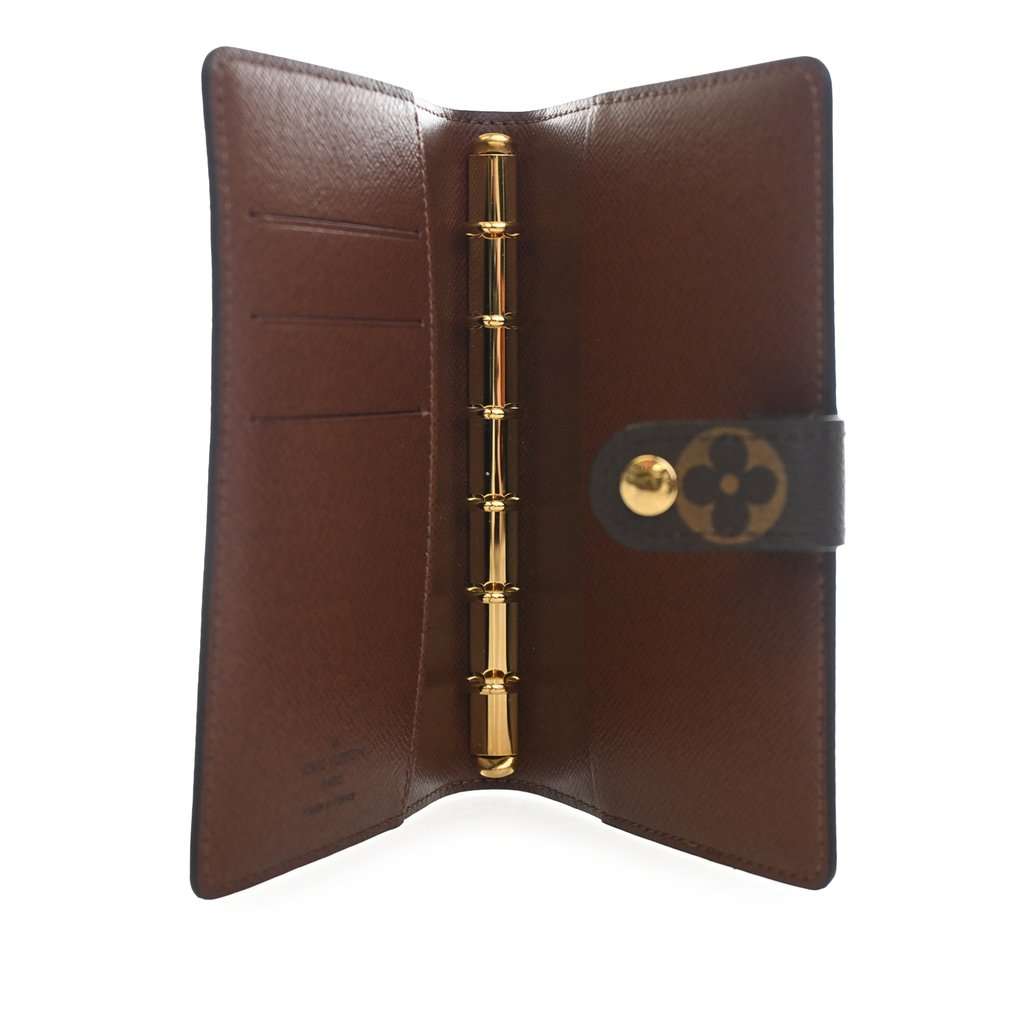 Louis Vuitton Monogram Agenda PM Brown Very good - Model View