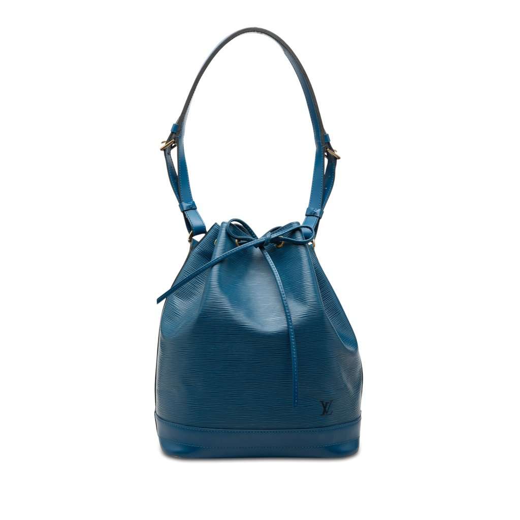 Louis Vuitton Epi Noe GM Blue Leather Good condition - Front View