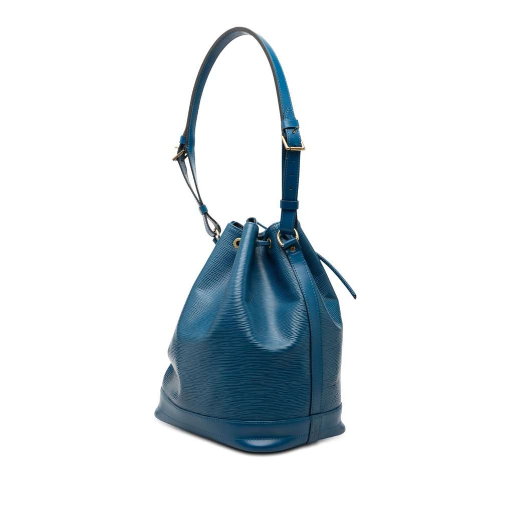 Louis Vuitton Epi Noe GM Blue Leather Good condition - Back View