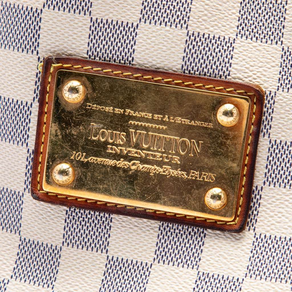 Louis Vuitton Damier Azur Galliera PM White Very good condition - Box View