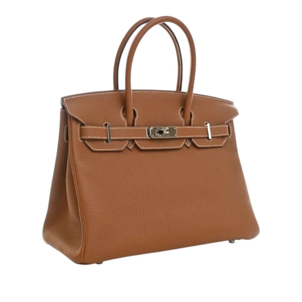 Hermès Togo Birkin Retourne 30 Brown Leather Very good condition - Back View