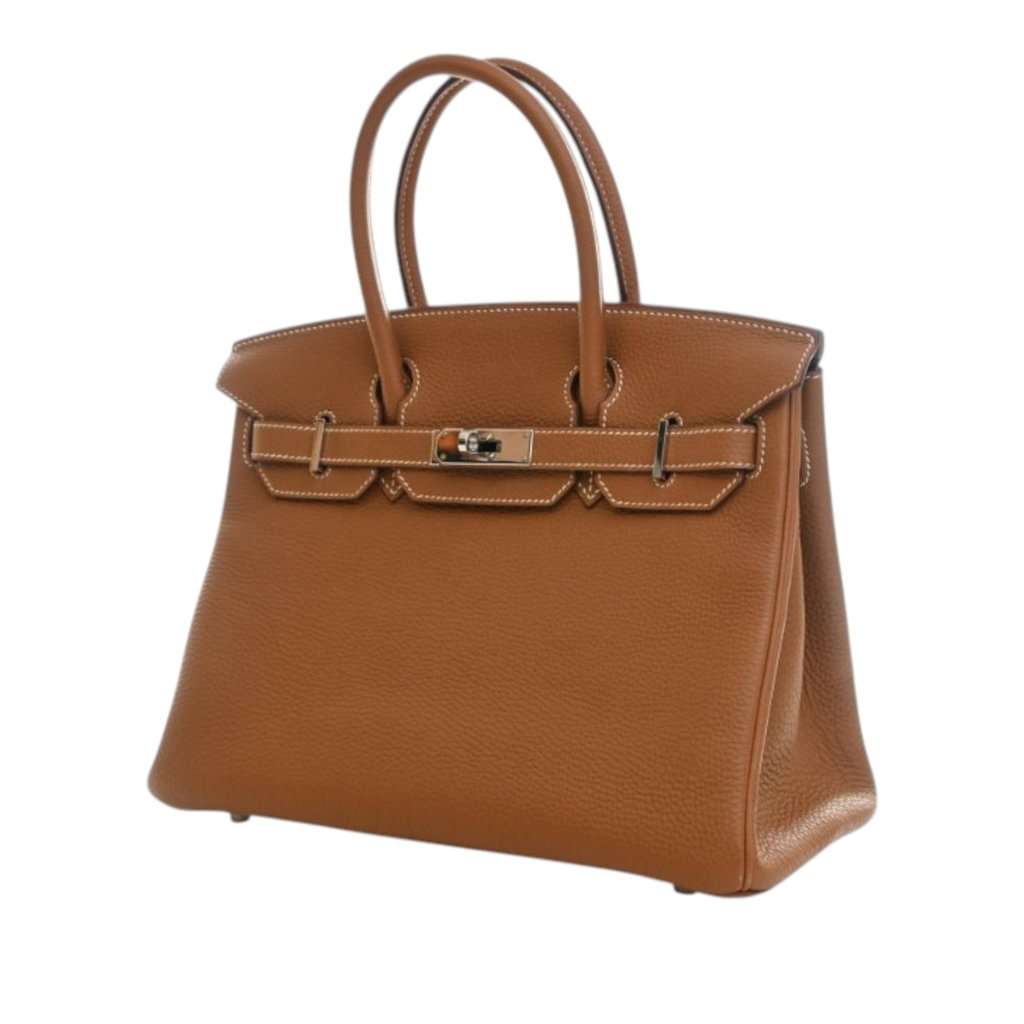 Hermès Togo Birkin Retourne 30 Brown Leather Very good condition - Inside View