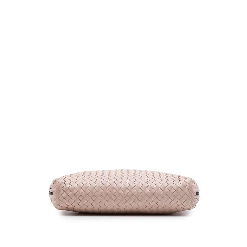 Bottega Veneta Large Nappa Intrecciato Nodini Crossbody Pink Leather Very good condition - Inside View