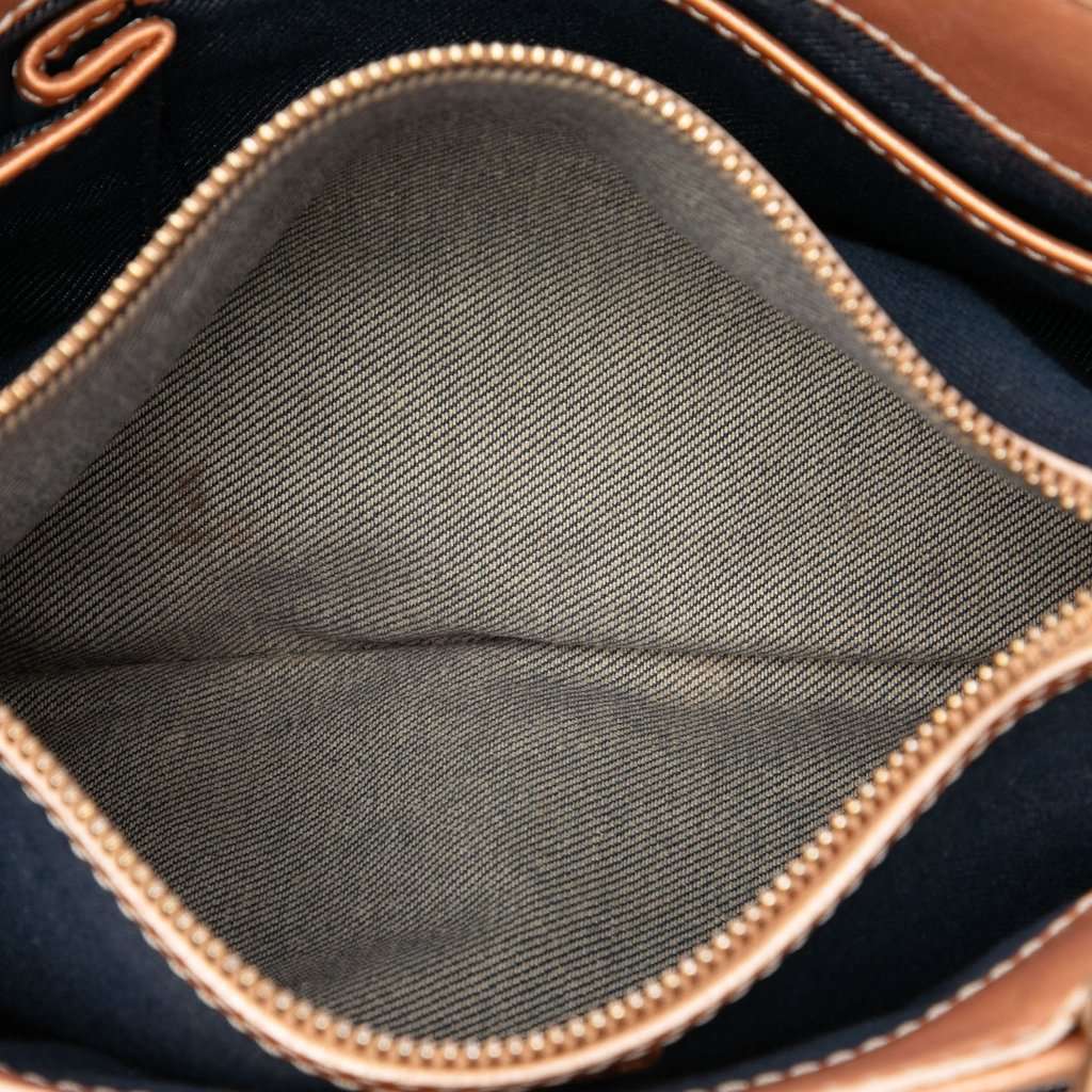 Celine Macadam Denim Handbag Blue Very good condition - Model View