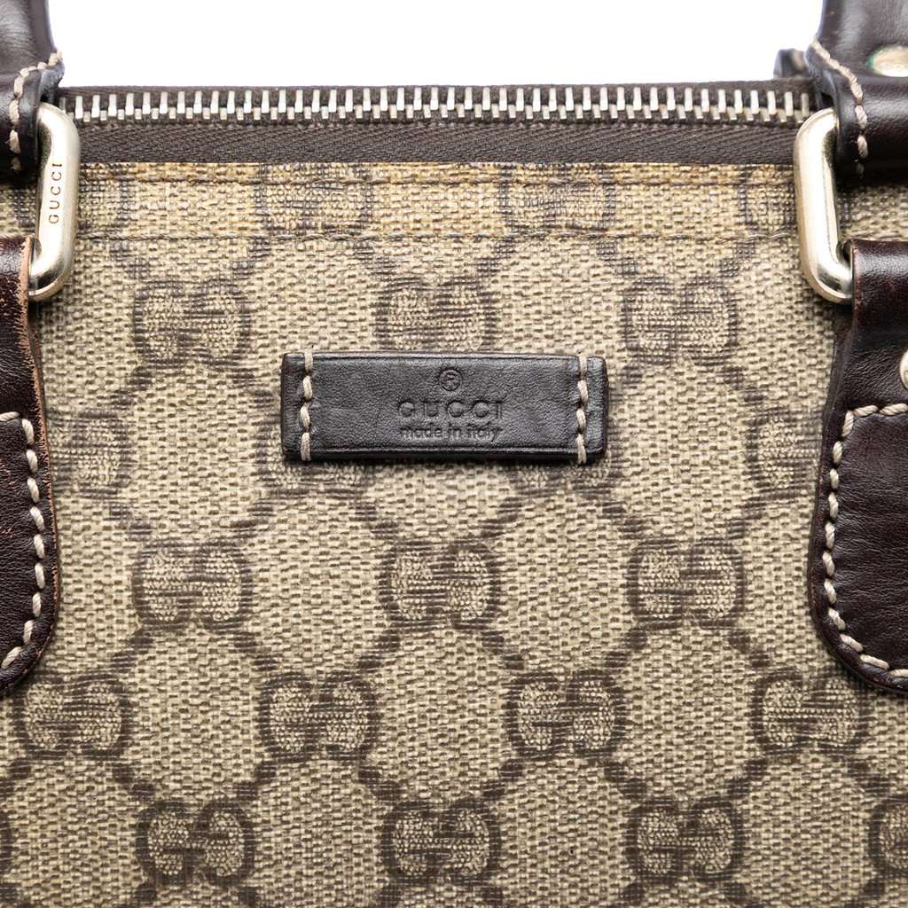 Gucci GG Supreme Laptop Case Beige Very good condition - Box View