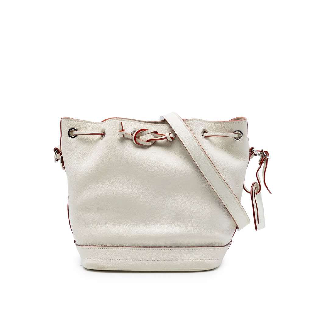 Louis Vuitton Suhali Noe BB White Leather Very good condition - Front View