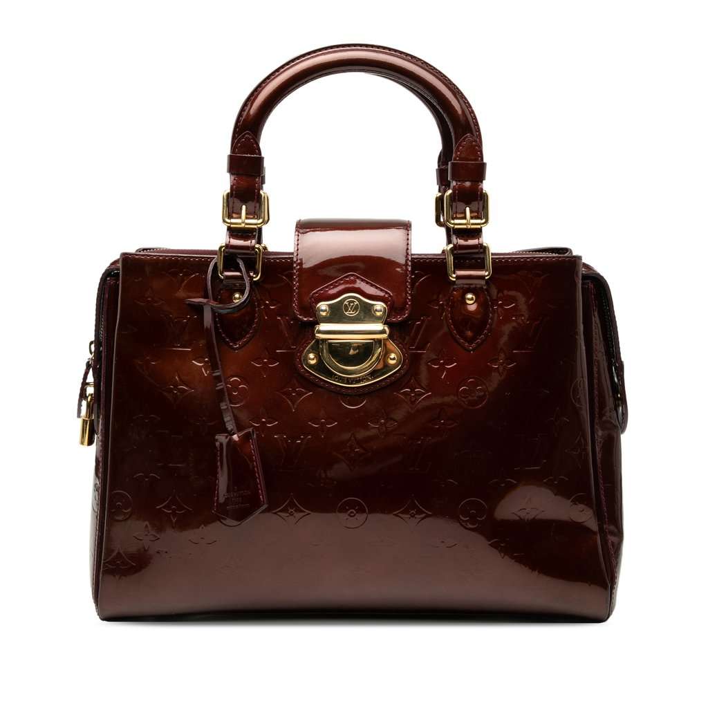 Louis Vuitton Monogram Vernis Melrose Avenue Red Leather Very good condition - Front View
