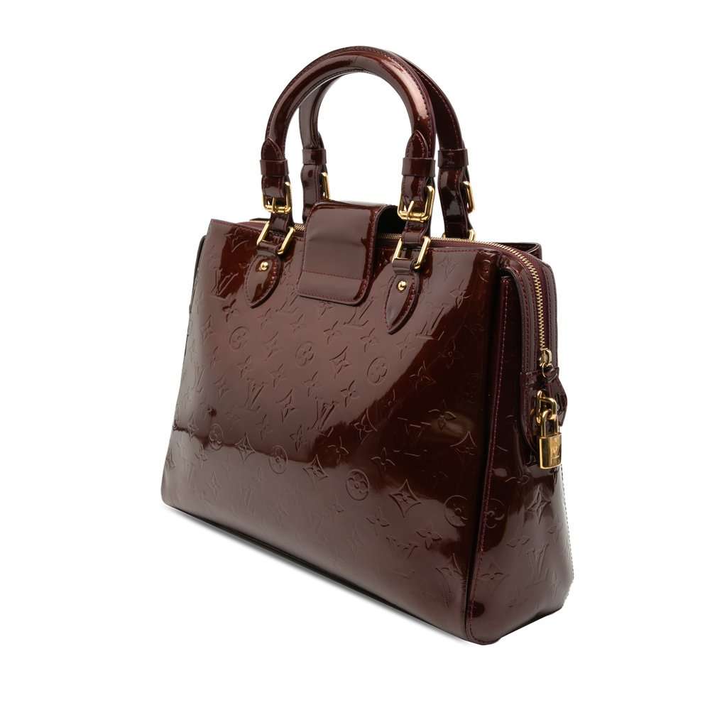 Louis Vuitton Monogram Vernis Melrose Avenue Red Leather Very good condition - Back View