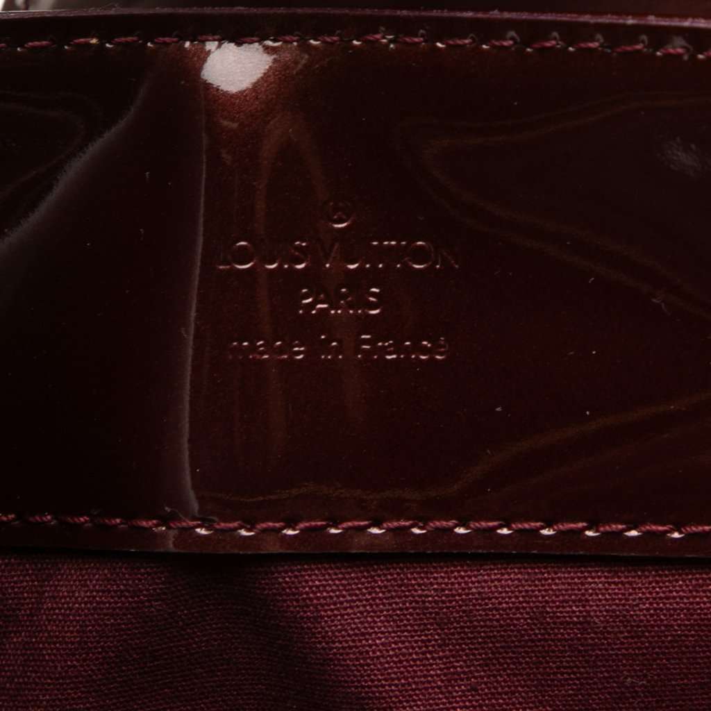 Louis Vuitton Monogram Vernis Melrose Avenue Red Leather Very good condition - Box View