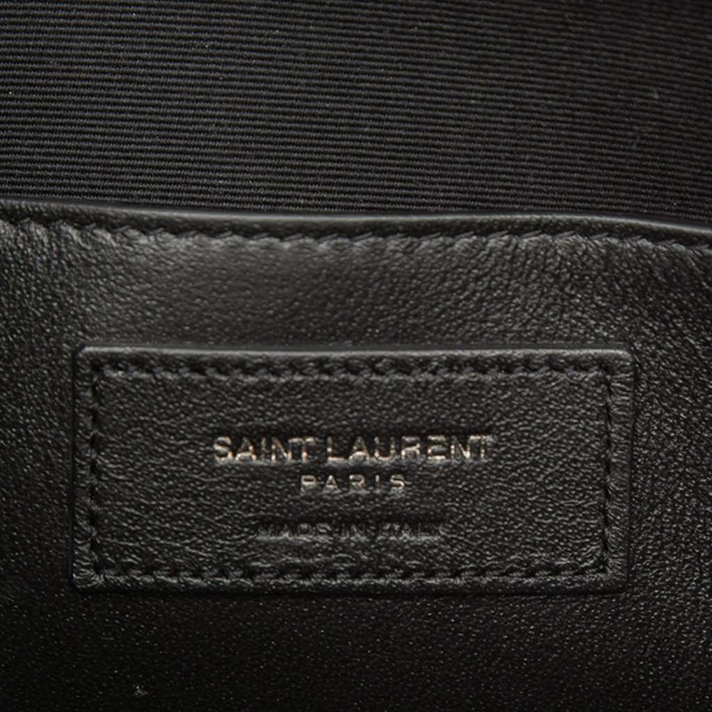 Saint Laurent Calfskin Monogram Sac Coeur Tassel Crossbody Red Leather Very good - Box View