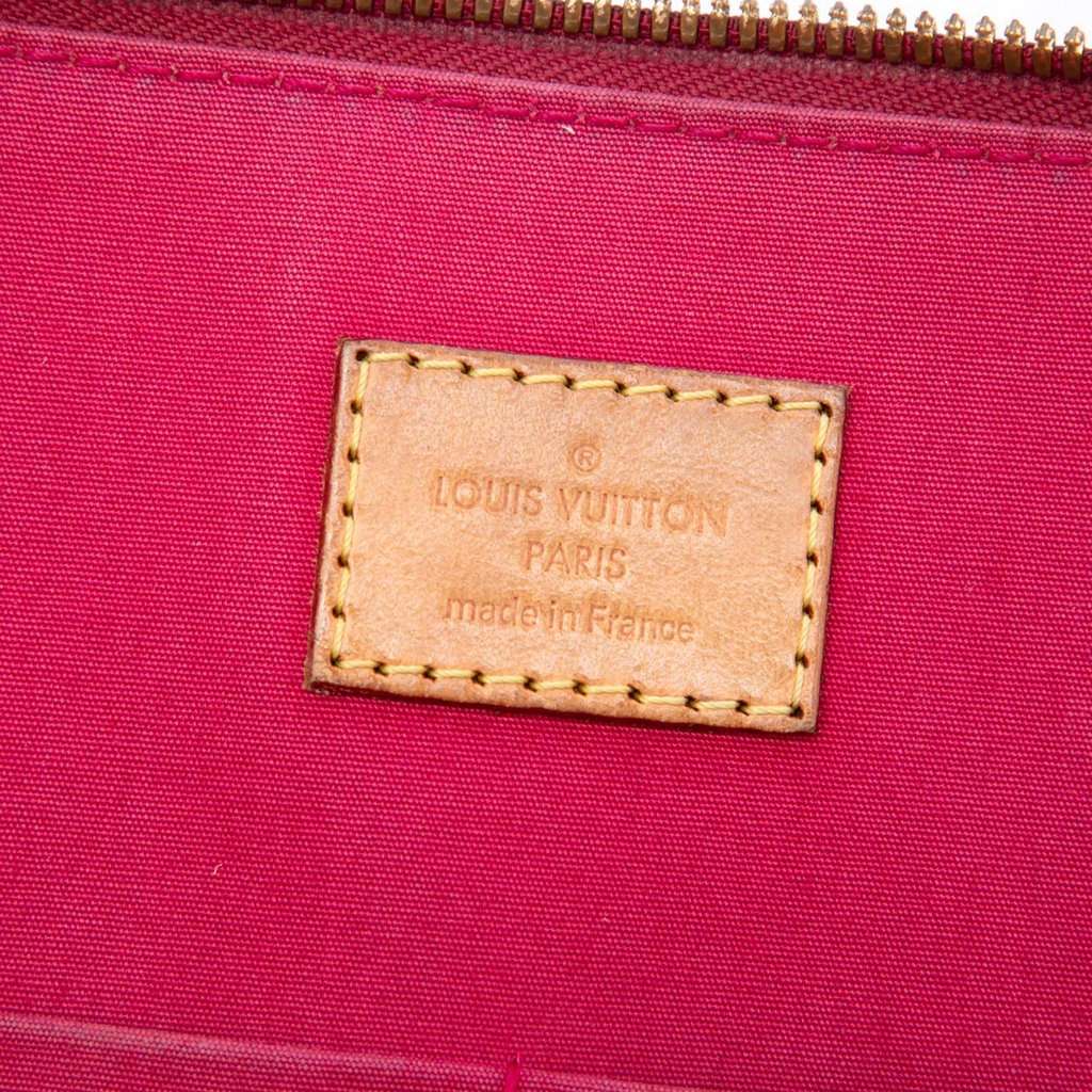 Louis Vuitton Monogram Vernis Alma PM Red Leather Very good condition - Box View