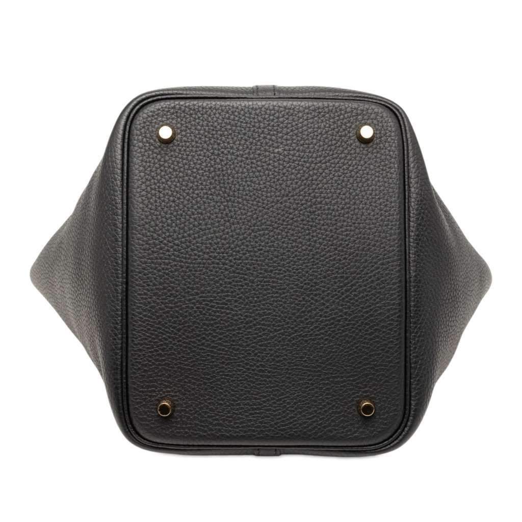 Hermès Clemence Picotin Lock 22 Black Leather Very good condition - Inside View