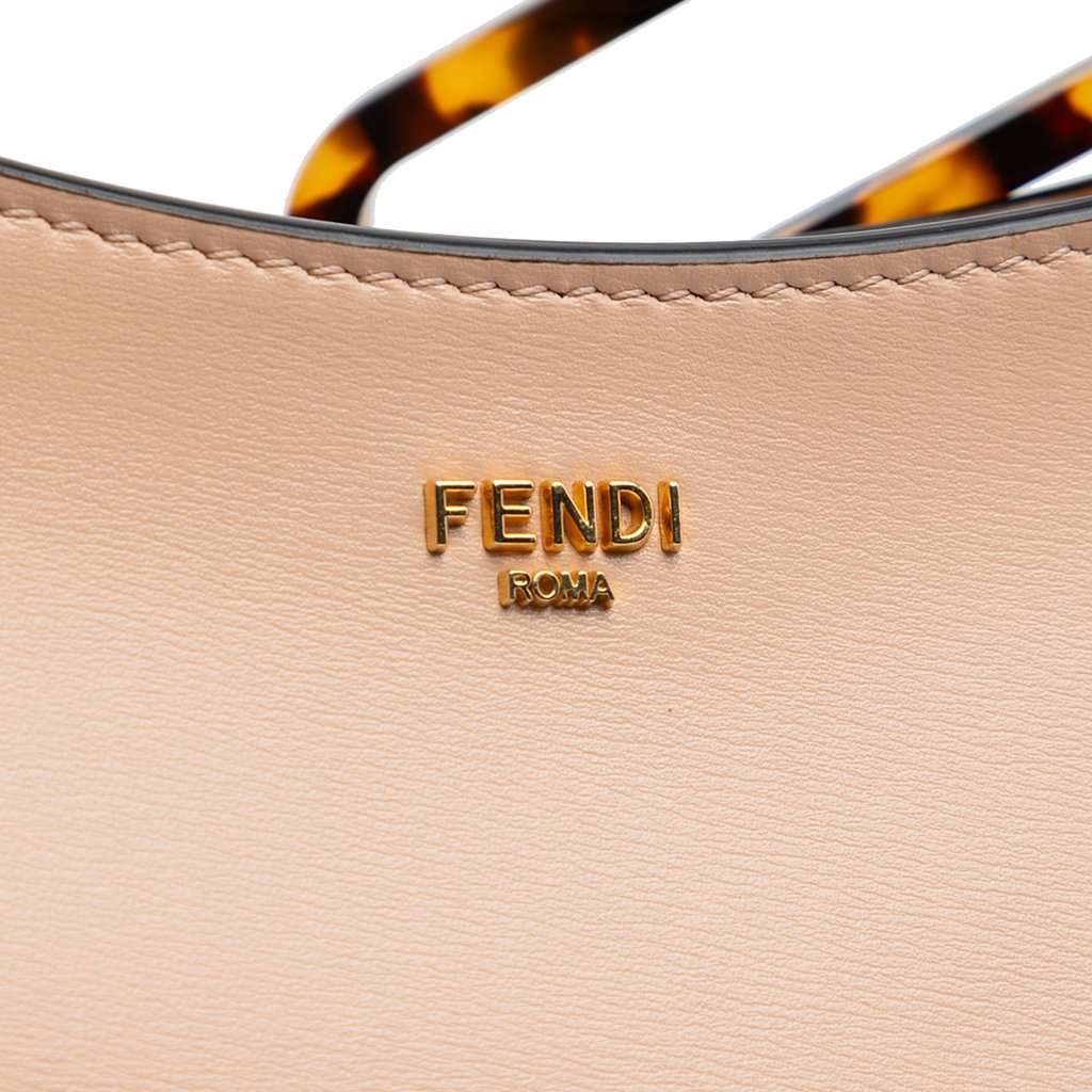Fendi Leather O Lock Swing Satchel Pink Leather Very good condition - Box View