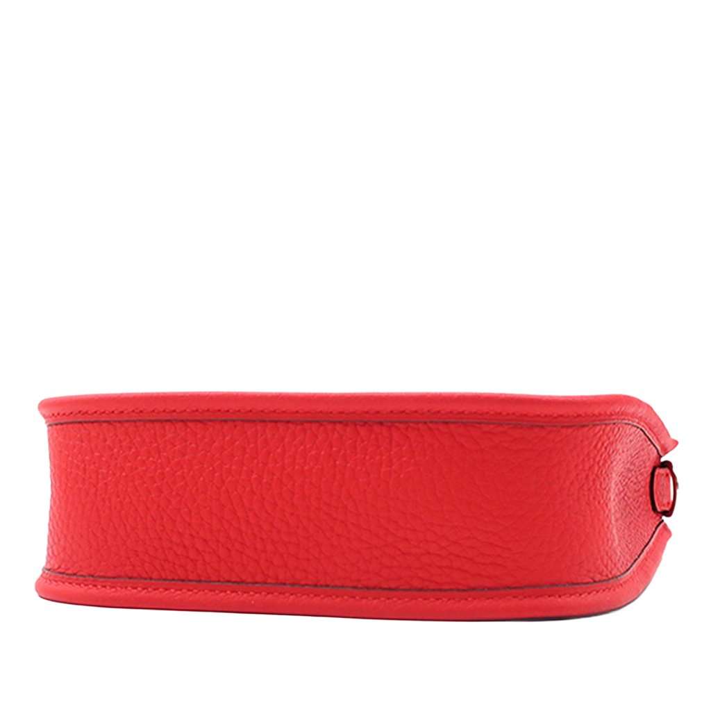 Hermès Clemence Evelyne I 16 Amazone Red Leather Very good condition - Inside View