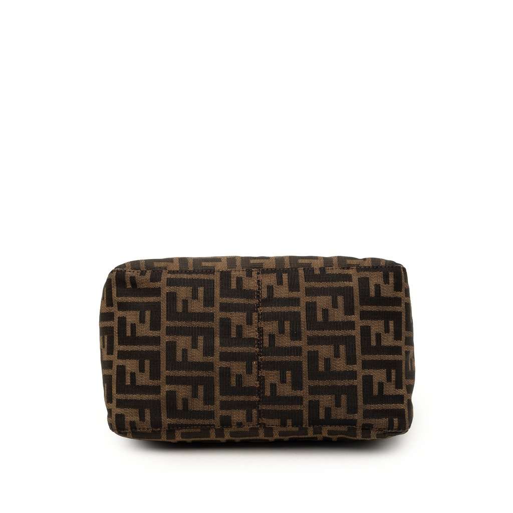 Fendi Zucca Canvas Double Flap Mamma Brown Very good - Inside View