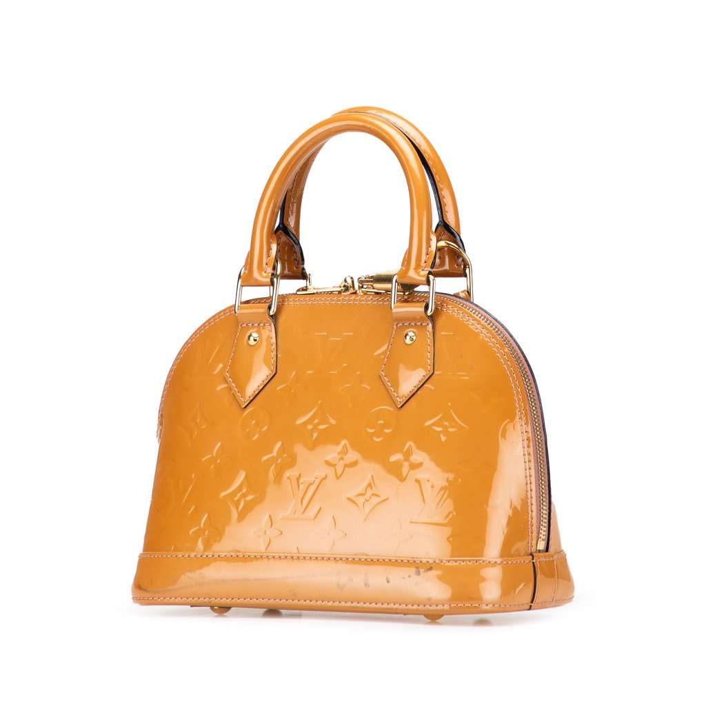 Louis Vuitton Monogram Vernis Alma BB Brown Leather Very good - Back View