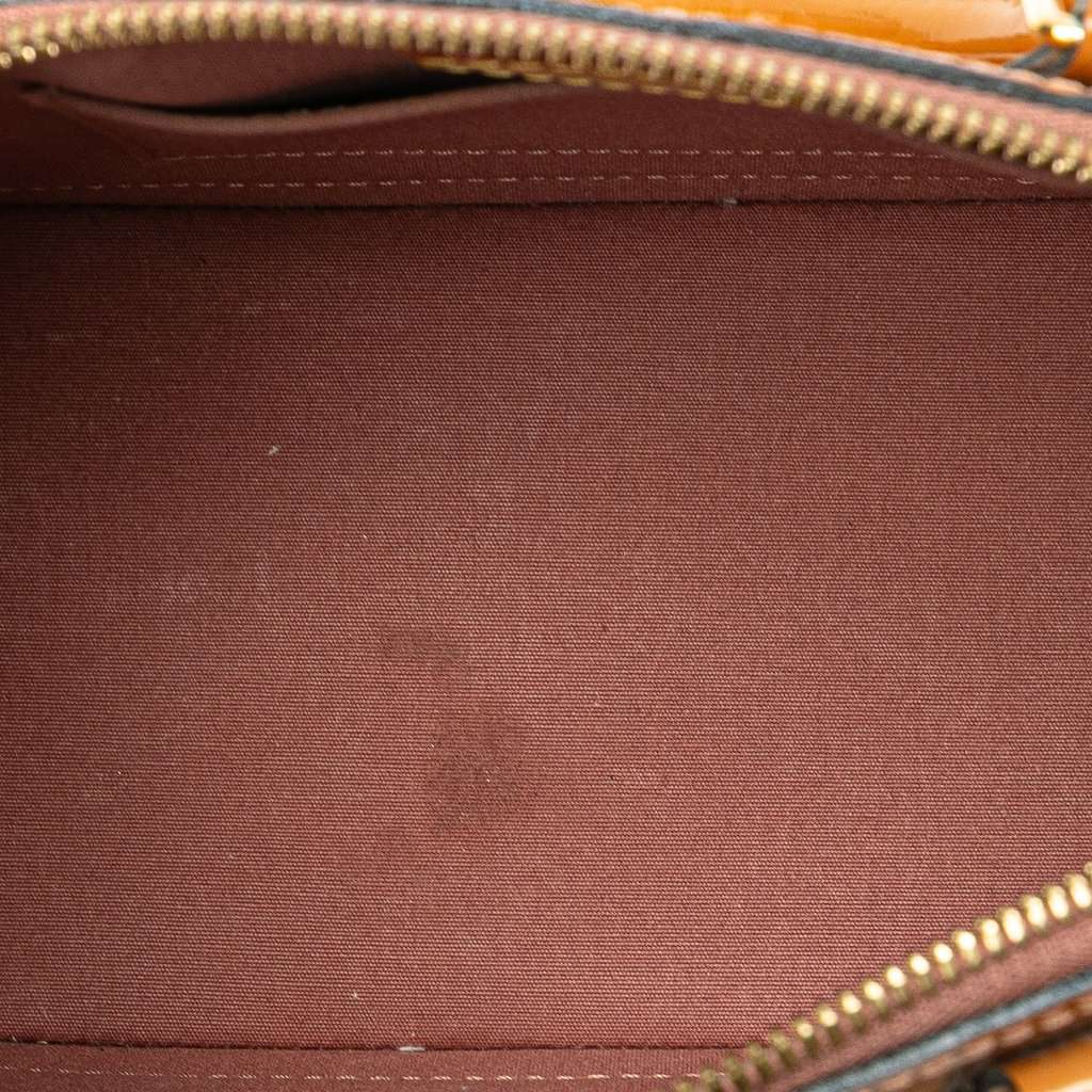 Louis Vuitton Monogram Vernis Alma BB Brown Leather Very good - Model View