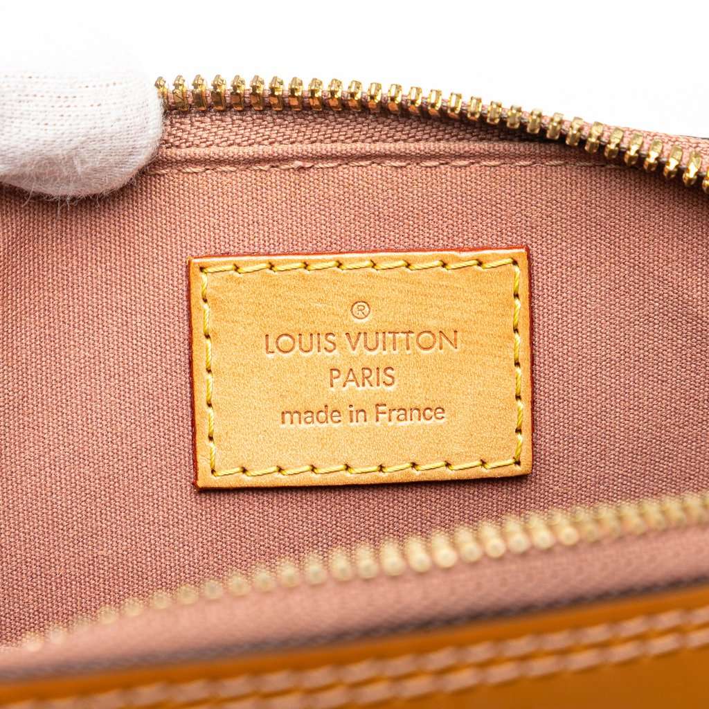 Louis Vuitton Monogram Vernis Alma BB Brown Leather Very good - Box View