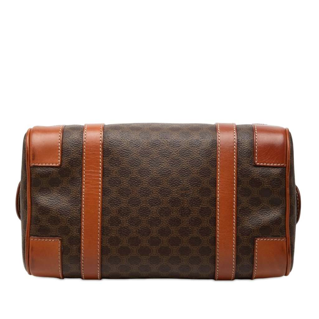 Celine Macadam Coated Canvas Boston Bag Brown Good condition - Inside View