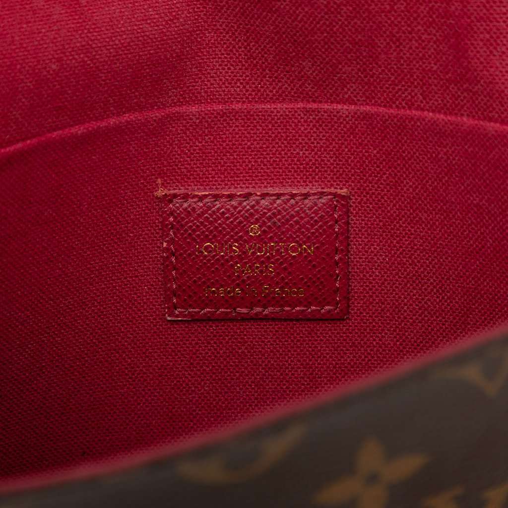 Louis Vuitton Monogram Pochette Felicie Brown Very good condition - Box View