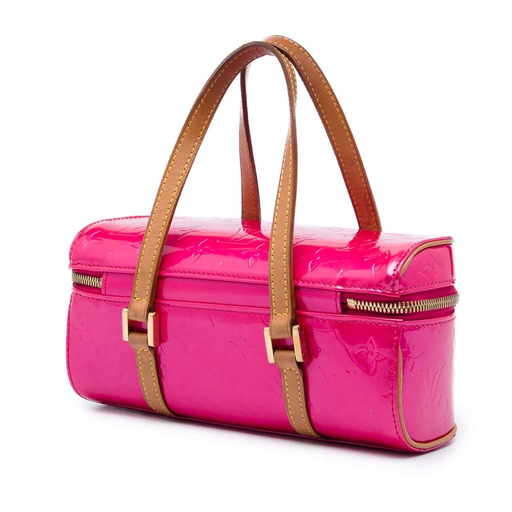 Louis Vuitton Monogram Vernis Sullivan Horizontal PM Pink Leather Very good condition - Back View
