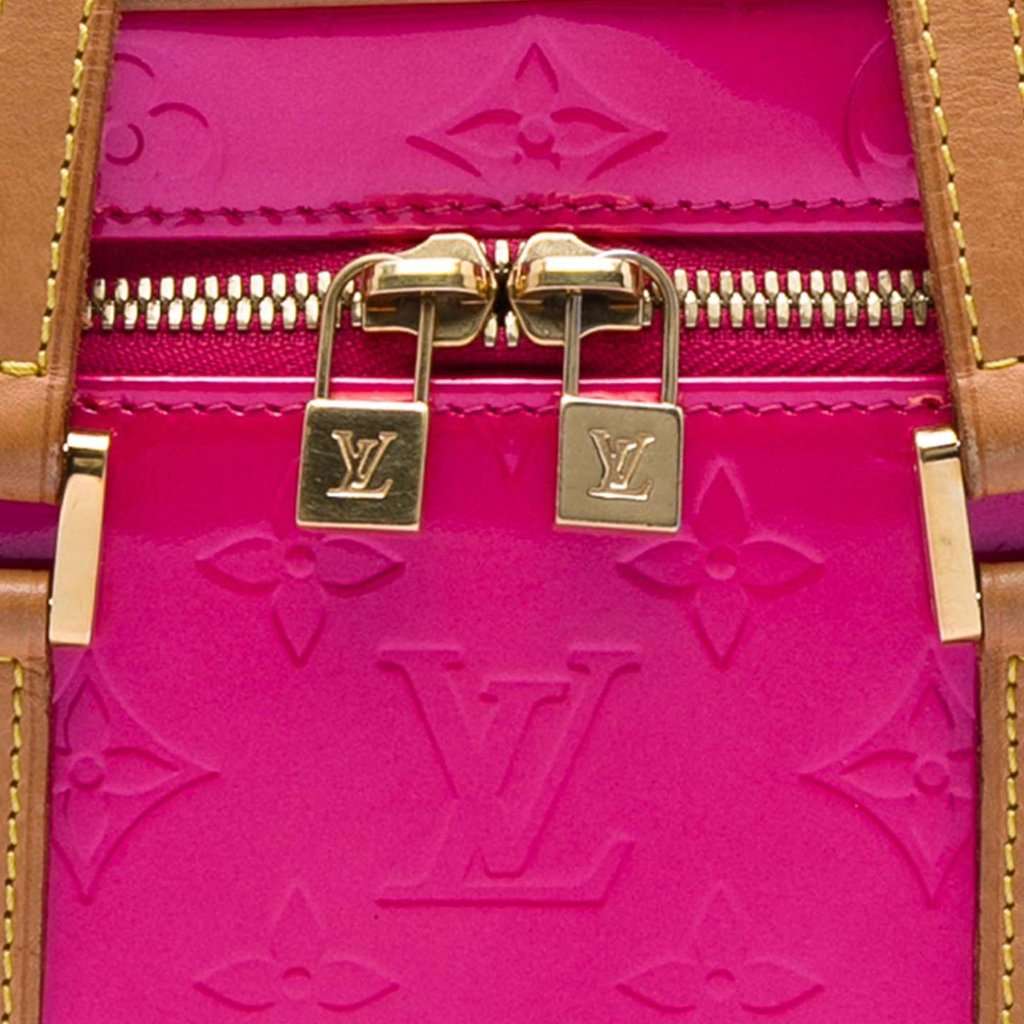 Louis Vuitton Monogram Vernis Sullivan Horizontal PM Pink Leather Very good condition - Box View