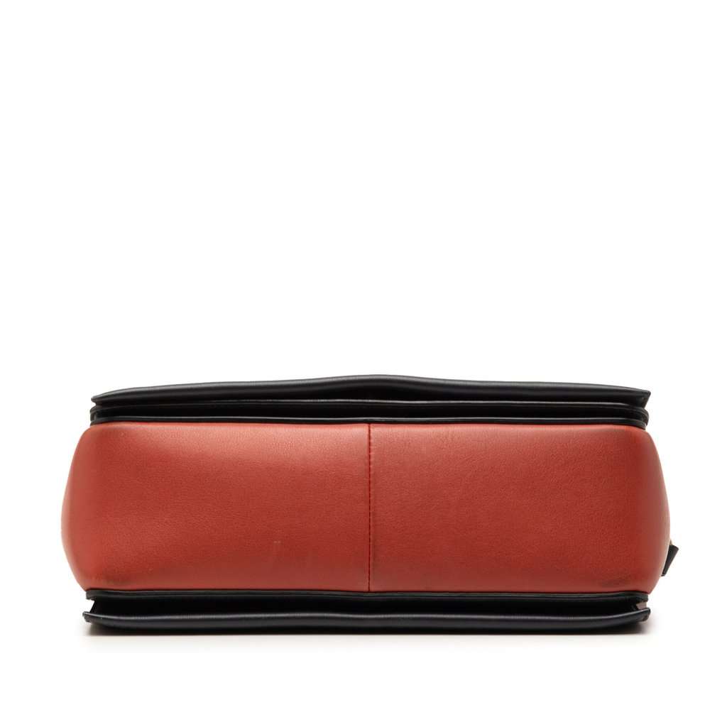Celine Medium Shiny Smooth Calfskin Frame Shoulder Bag Black Leather Very good condition - Inside View