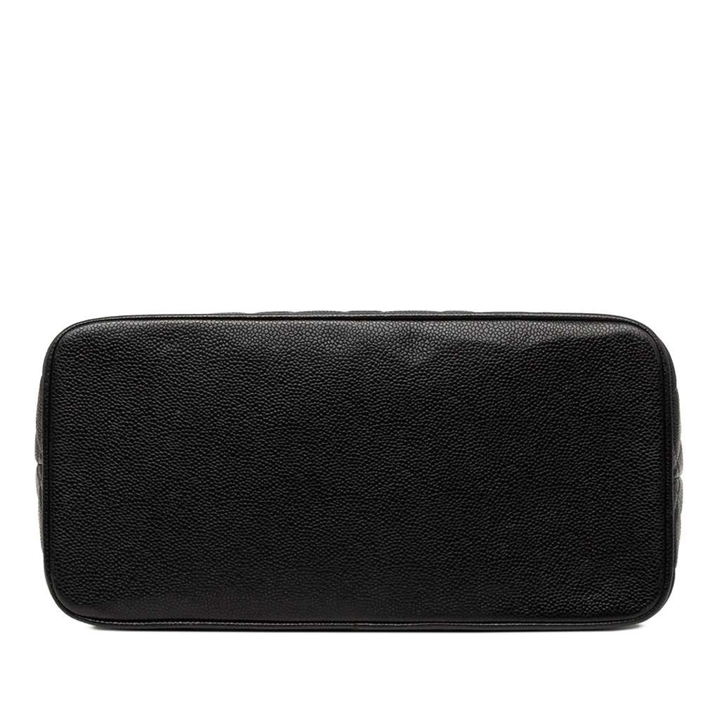 Chanel Caviar Medallion Tote Black Leather Good condition - Inside View