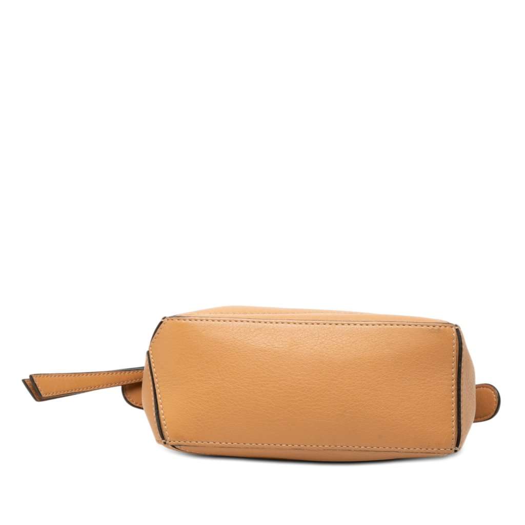 LOEWE Mini Calfskin Puzzle Satchel Brown Leather Very good - Inside View