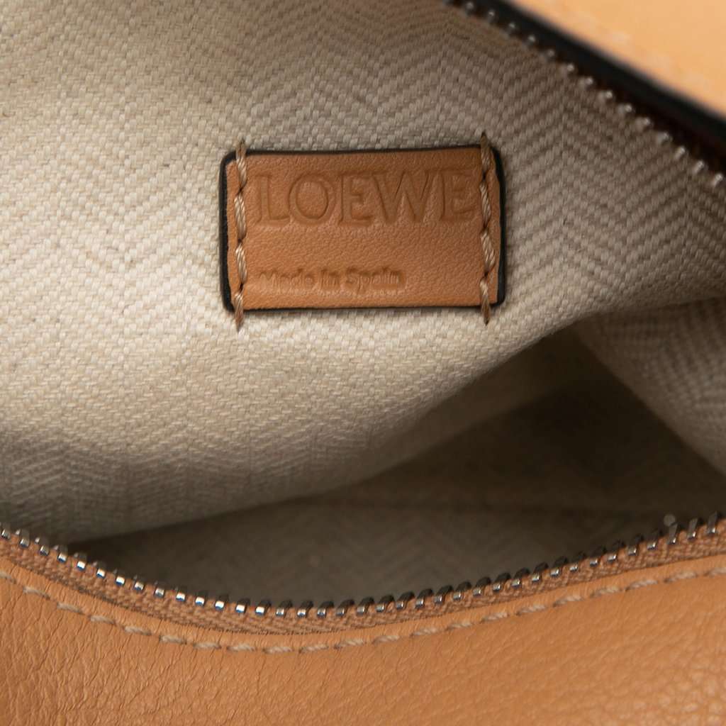 LOEWE Mini Calfskin Puzzle Satchel Brown Leather Very good - Box View
