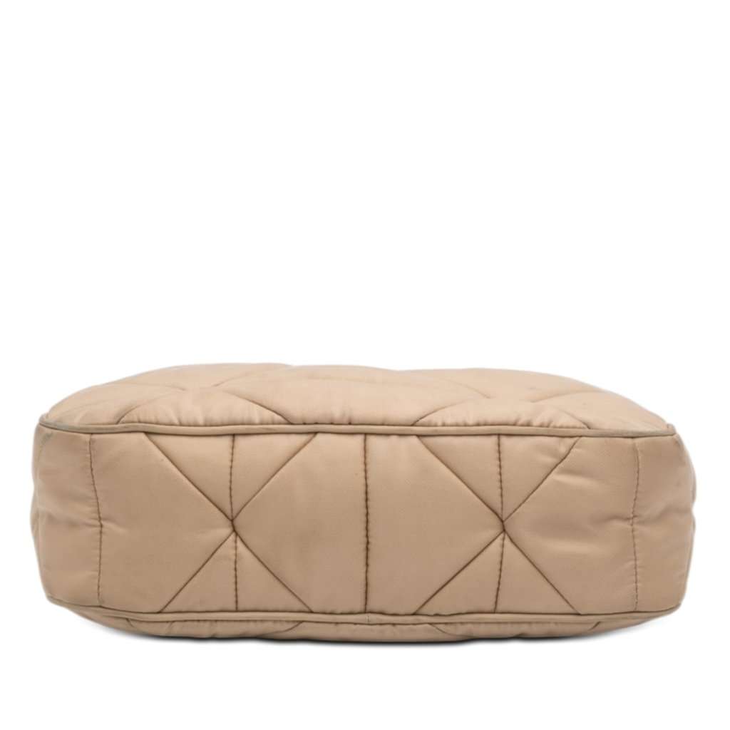 Prada Quilted Re Nylon Padded Re Edition 2005 Crossbody Beige Very good condition - Inside View