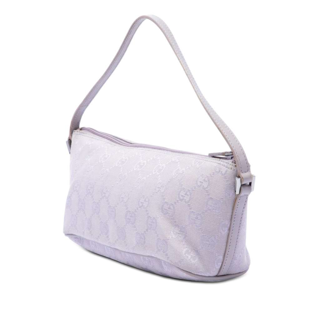 Gucci GG Canvas Boat Purple Very good - Back View